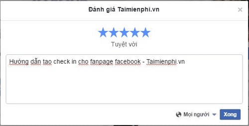 cach them dia diem check in page facebook